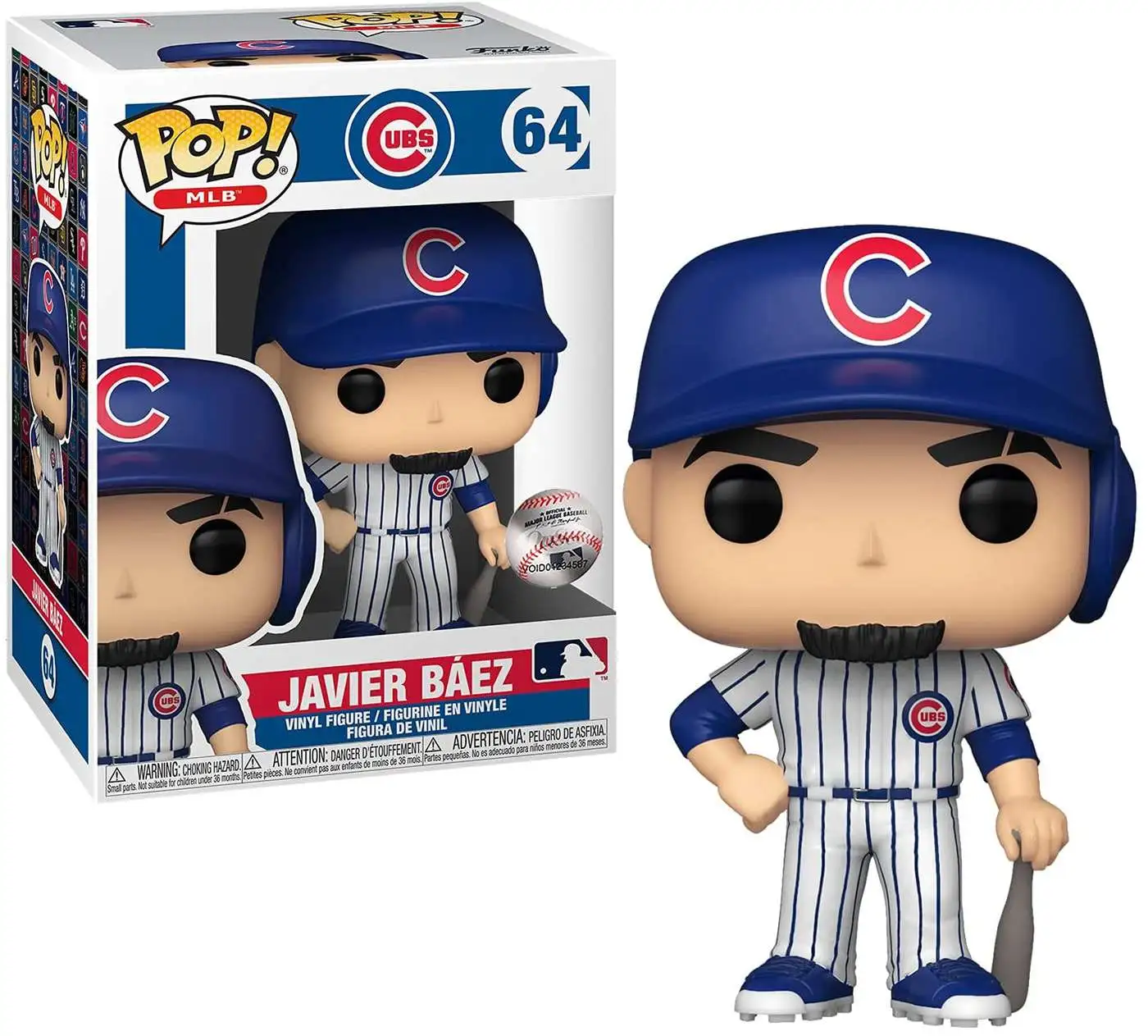 Funko MLB Chicago Cubs POP MLB Javier Baez Vinyl Figure 64 Home Uniform ...