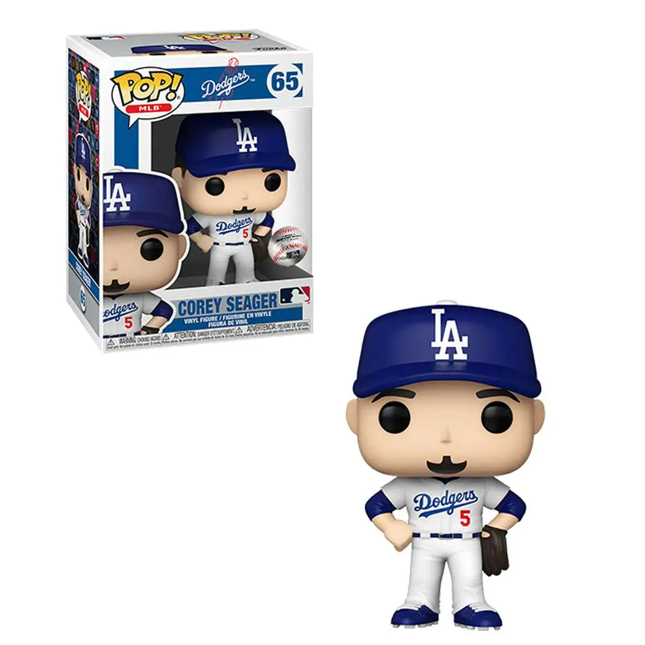 Funko MLB Los Angeles Dodgers POP MLB Corey Seager Vinyl Figure 65 Home ...