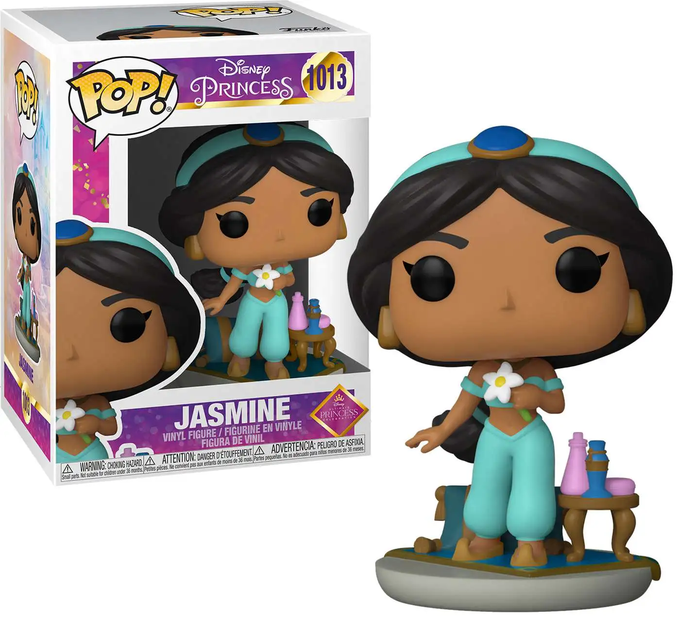 Funko Disney POP Disney Jasmine Figure 1013 Ultimate Princess Collection - ToyWiz