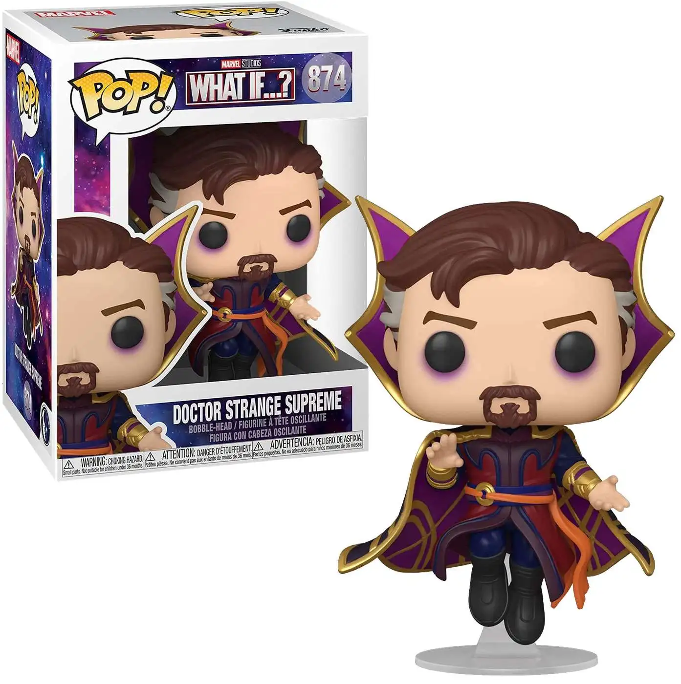 Funko Marvel What If? Doctor Strange Supreme Vinyl Figure #874 [Damaged Package]