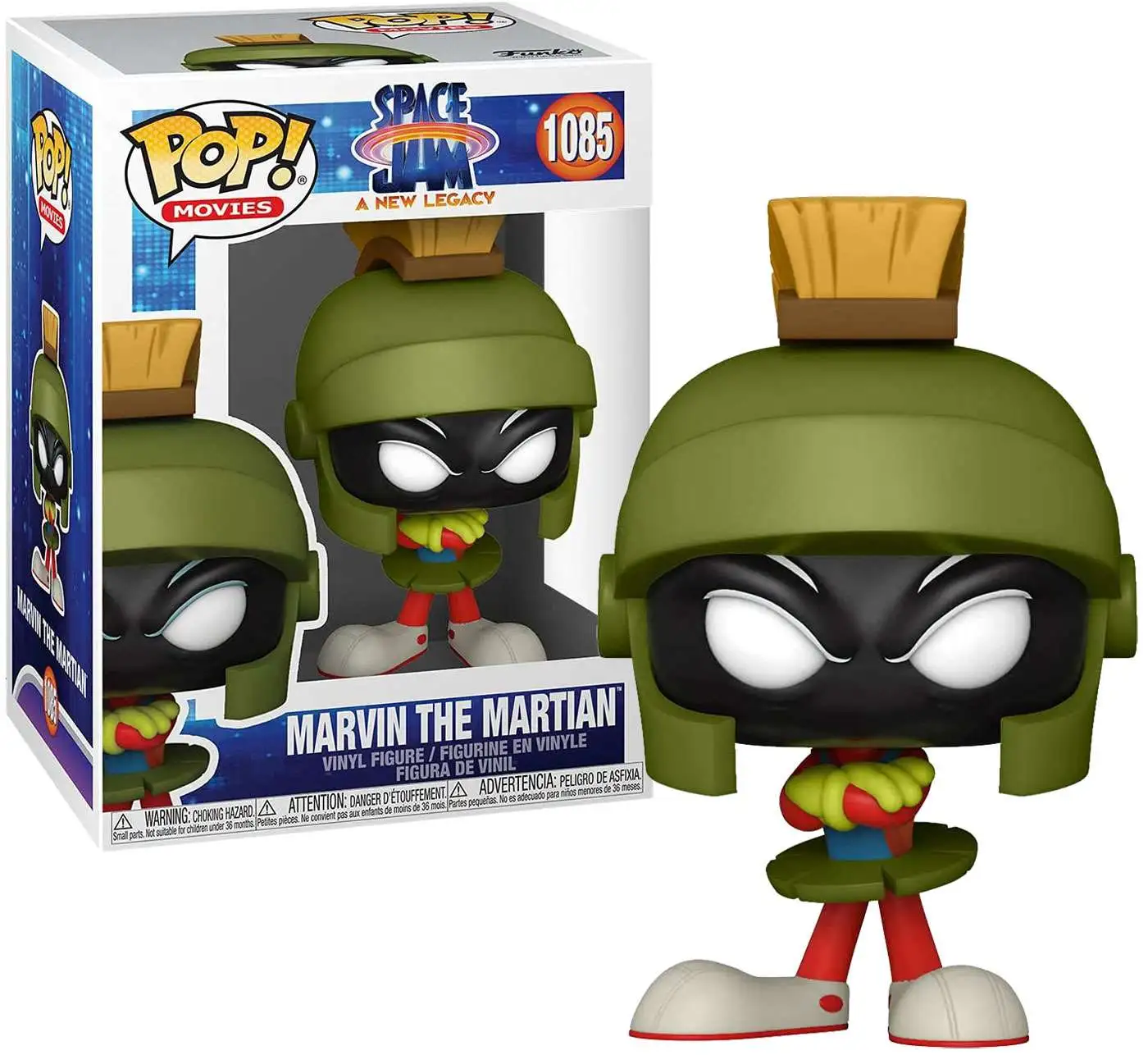 Funko Space Jam: A New Legacy Marvin The Martian Vinyl Figure #1085 [Damaged Package]