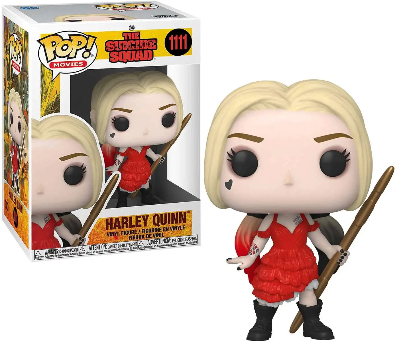 Movies #1116 Figur Funko Harley Quinn Red Dress The Suicide Squad POP 