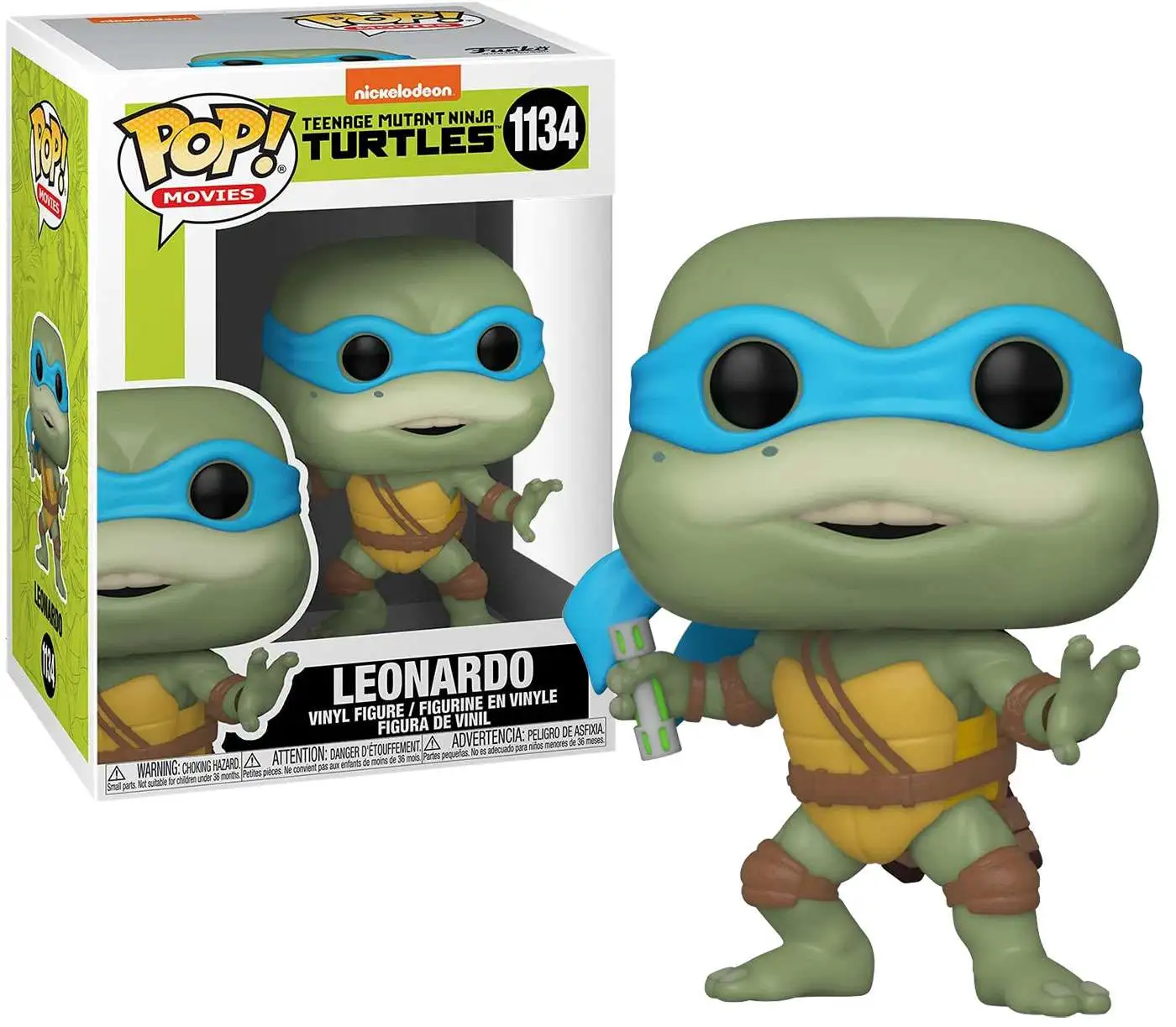 Funko Teenage Mutant Ninja Turtles Secret of the Ooze POP! Movies Leonardo  Vinyl Figure #1134 [Damaged Package]