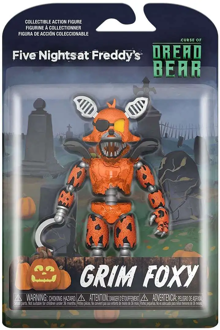 GRIM FOXY Action Figure NIB 889698561853 Funko Five Nights at Freddy's Curse of Dreadbear