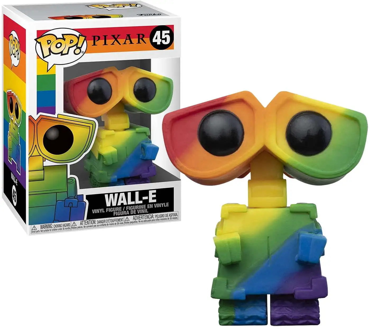 Figura Funko POP Stitch Sentado Riendo 1045 Lilo & Stitch Disney Pride Rainbow 