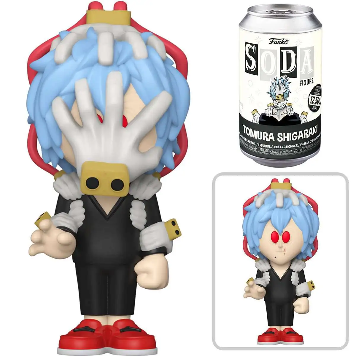 Funko My Hero Academia Vinyl Soda Shigaraki Limited Edition of 12,500! Figure [1 RANDOM Figure, Look For The Chase!]