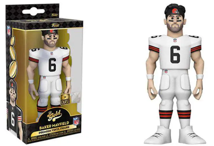 Funko NFL Cleveland Browns POP Football Baker Mayfield Vinyl Figure 110 White  Jersey - ToyWiz