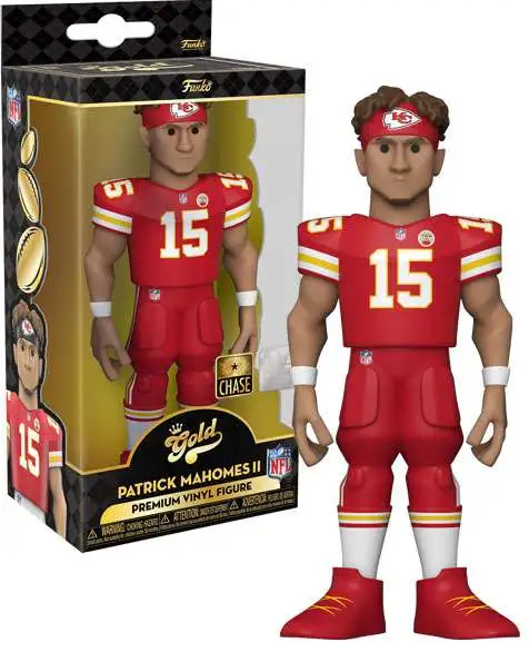 Funko Kansas City Chiefs NFL Gold 5 inch Vinyl Figure Patrick Mahomes Chase