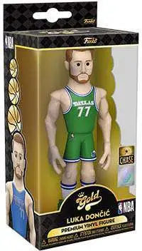 Funko NBA Dallas Mavericks GOLD Luka Doncic 5 Vinyl Figure Green