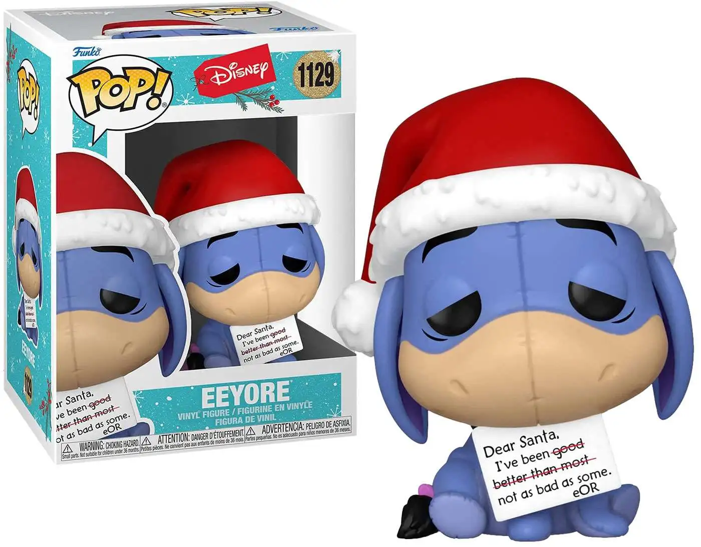 Funko Disney Winnie the Pooh 2021 Holiday Eeyore Vinyl Figure #1129 [Damaged Package]