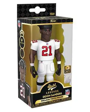 Funko Gold NFL Legends Atlanta Falcons Deion Sanders 5 Inch Chase