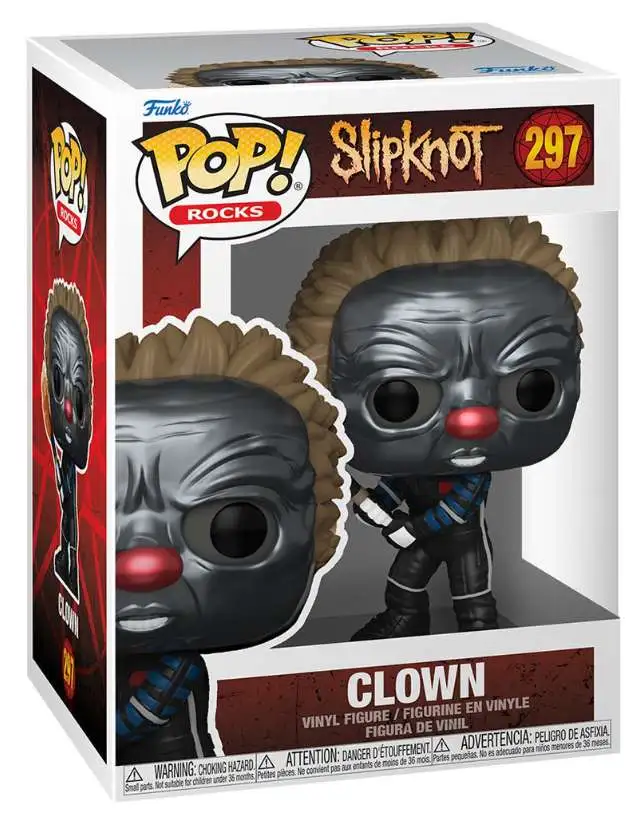 Funko Slipknot POP Rocks Clown Vinyl Figure 297 MT - ToyWiz