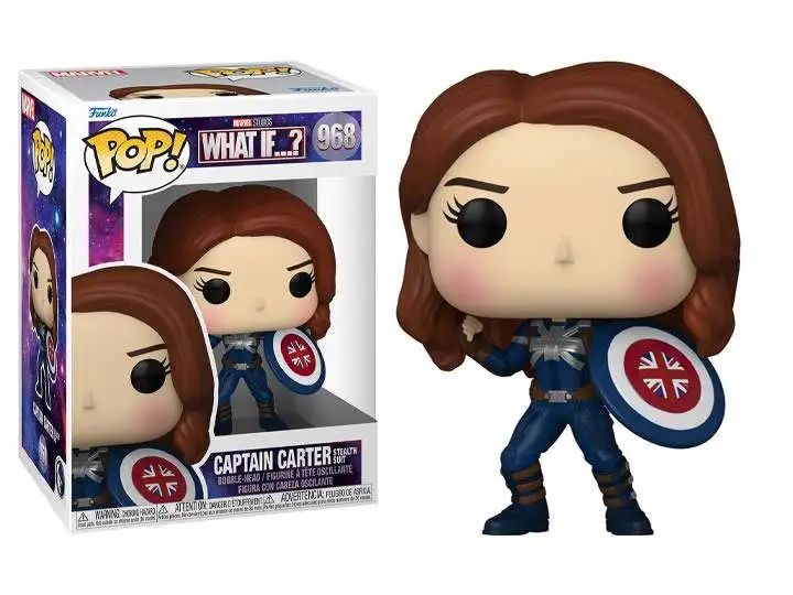 Funko Marvel What If? Series 3 Captain Carter (Stealth Suit) Vinyl Figure [Damaged Package]