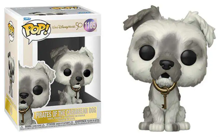 Funko Disney Pirates of the Caribbean 50th Anniversary Dog Vinyl Figure #1105 [with Key, Damaged Package]