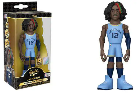 Funko NBA GOLD Ja Morant 5-Inch Vinyl Figure [Light Blue Uniform, Chase  Version]