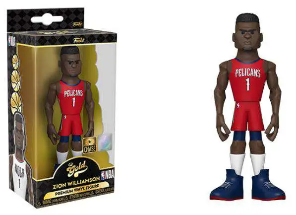 Funko NBA GOLD Zion Williamson (Home Uniform) 5-Inch Vinyl Figure [Chase Version]