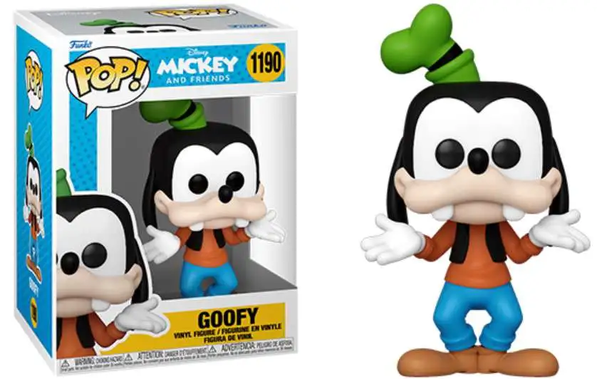 Funko Disney Classics POP Disney Goofy Vinyl Figure 1190 Damaged