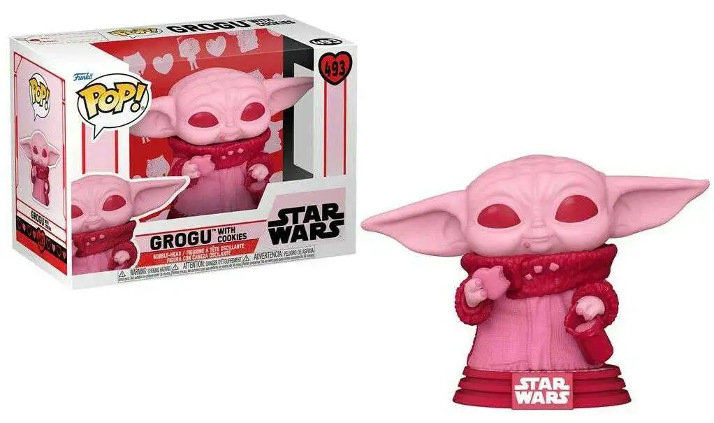 Funko Valentine's Day POP! Star Wars Grogu with Cookies Vinyl Figure #493