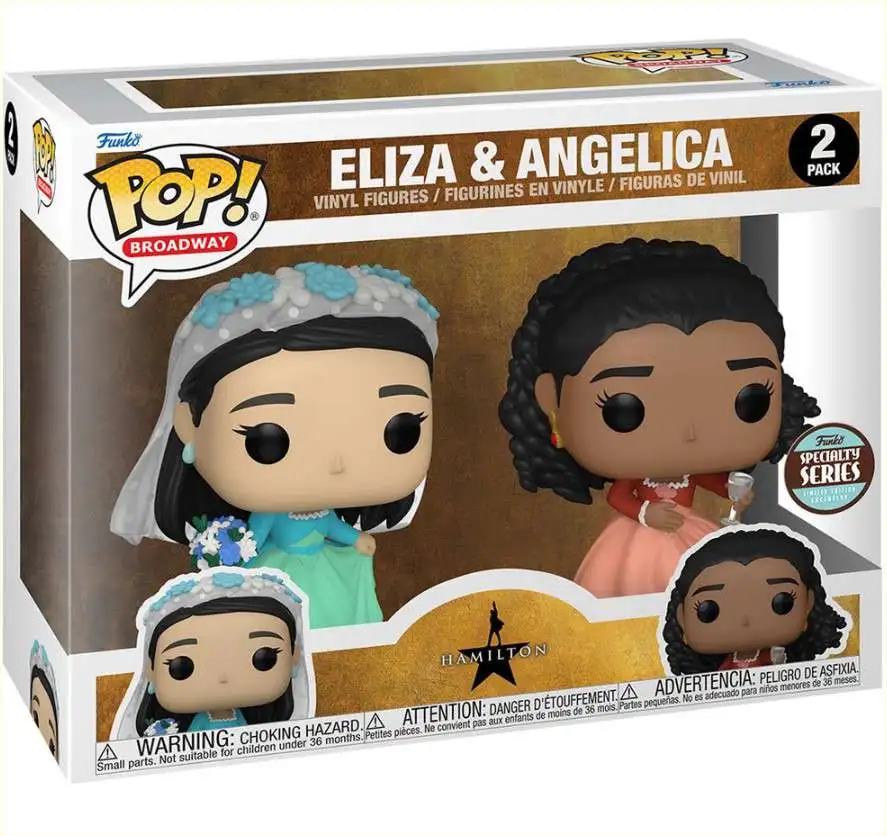 Funko Hamilton POP! Broadway Eliza & Angelica Exclusive Vinyl Figure 2-Pack [Damaged Package]