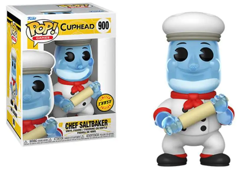Funko Cuphead POP! Games Chef Saltbaker Vinyl Figure #900 [Chase Version, Damaged Package]