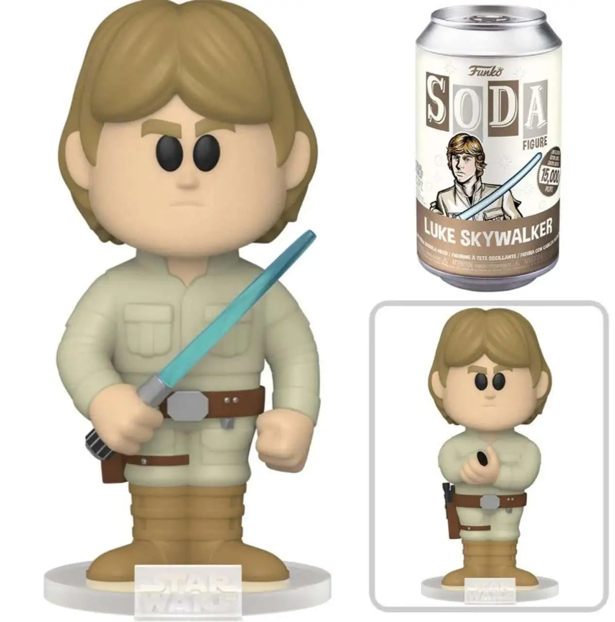 Funko Star Wars Vinyl Soda Luke Skywalker Limited Edition of 15,000! Figure [1 RANDOM Figure, Look For The Chase!]