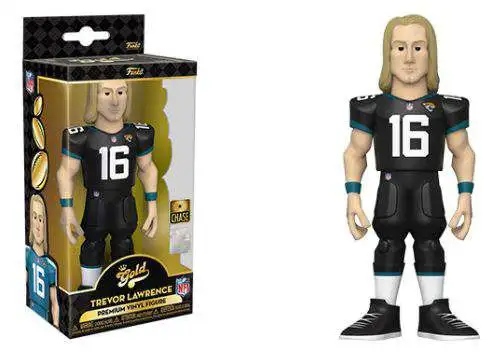 Funko NFL Jacksonville Jaguars GOLD Trevor Lawrence 5-Inch Vinyl Figure #16 [Regular Version]