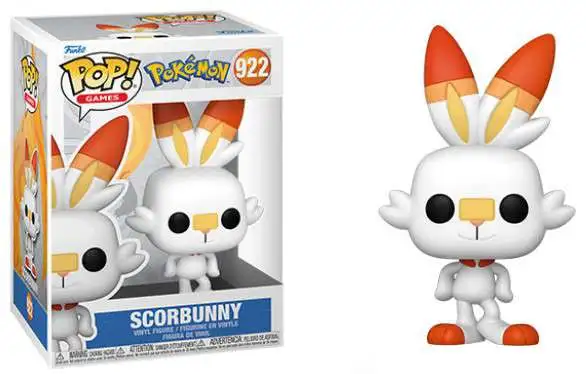 Funko Pokemon POP! Games Scorbunny Vinyl Figure #922