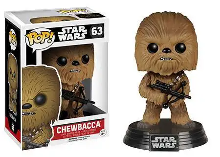 Funko The Force Awakens POP! Star Wars Chewbacca Vinyl Bobble Head #63 [EP7, Damaged Package]