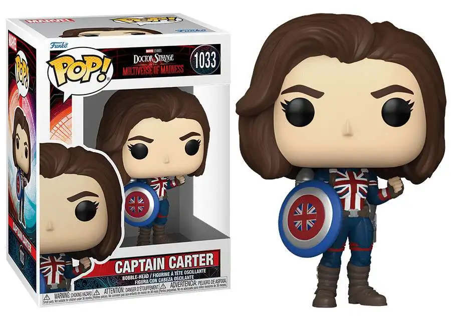 Funko Doctor Strange in the Multiverse of Madness POP! Marvel Captain Carter Vinyl Figure