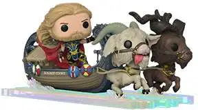 Funko Marvel Thor: Love & Thunder POP! Rides Goat Boat with Thor, Toothgnasher & Toothgrinder Vinyl Figure