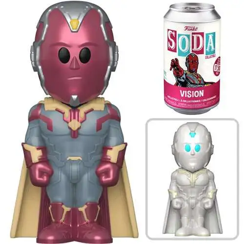 Funko Marvel Vinyl Soda Vision Limited Edition of 17,500! Figure [1 RANDOM Figure, Look For The Chase!]