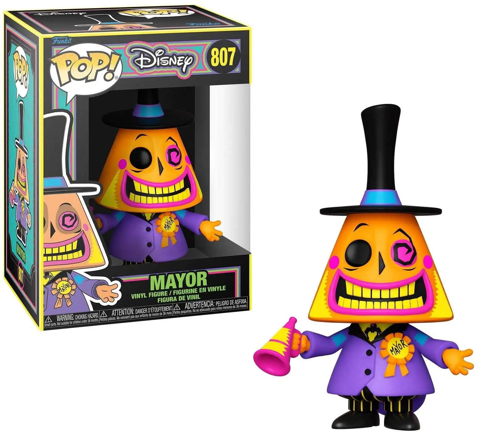 Funko The Nightmare Before Christmas POP! Disney Mayor Vinyl Figure [Blacklight]