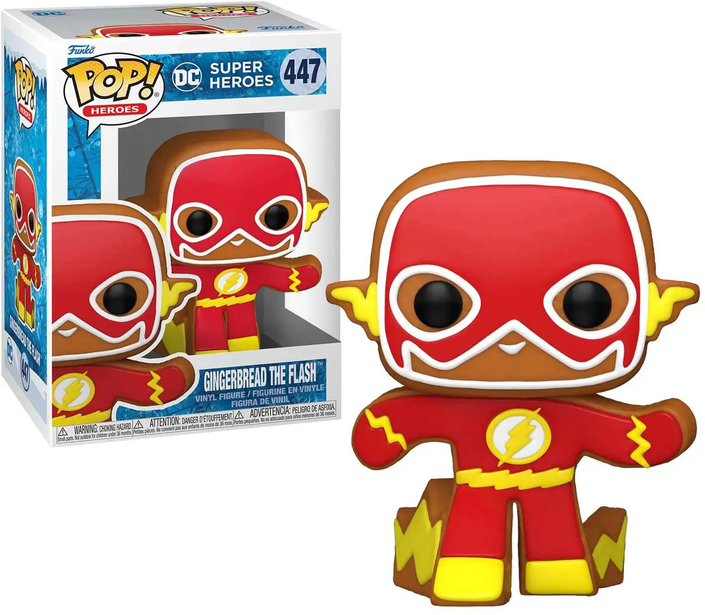 Funko DC Holiday POP! Heroes Flash Vinyl Figure #447 [Gingerbread Version]