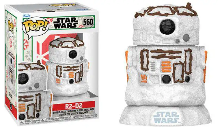 Funko Holiday POP! Star Wars R2-D2 Vinyl Figure #560 [Snowman Version, Damaged Package]