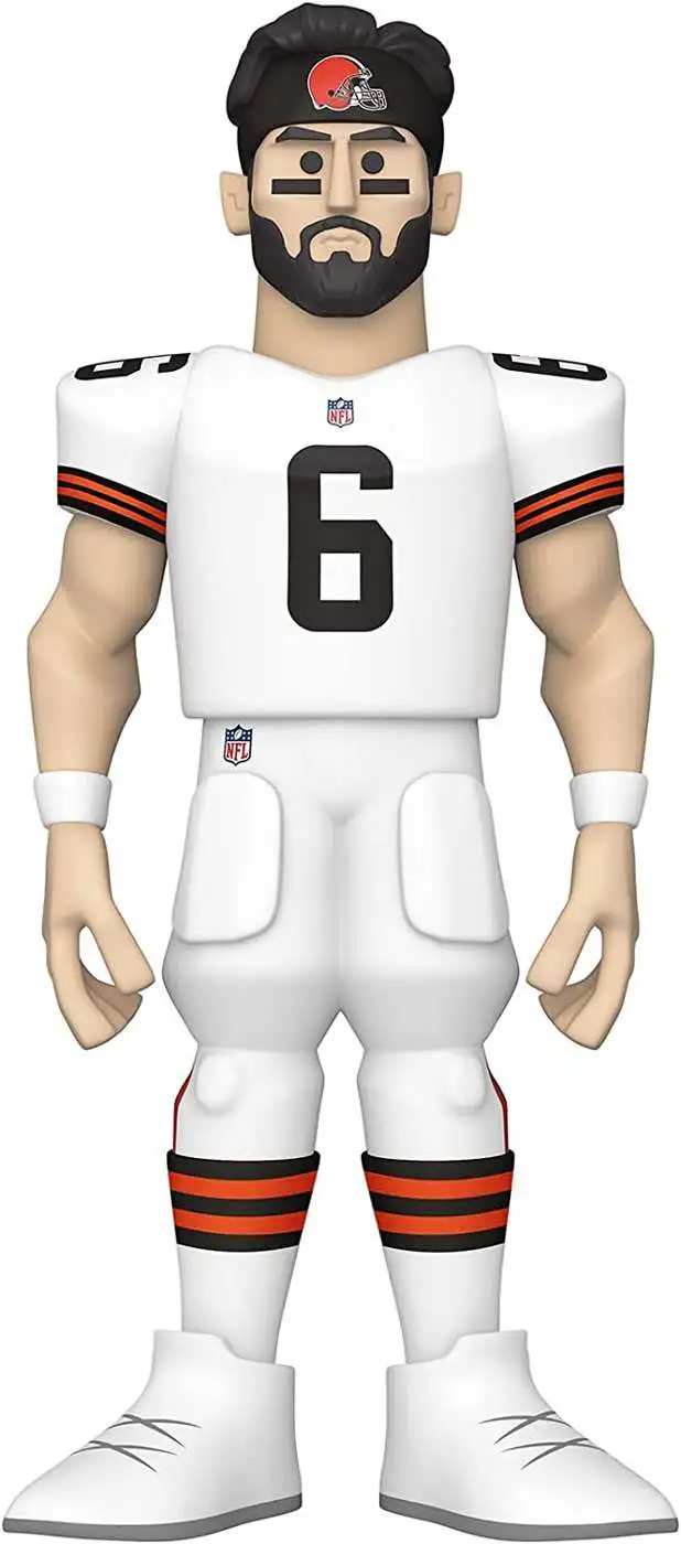 Funko NFL Cleveland Browns GOLD Baker Mayfield 12 Deluxe Vinyl