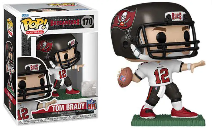 Funko NFL Tampa Bay Buccaneers POP! Football Tom Brady Vinyl Figure #170 [Away, Damaged Package]