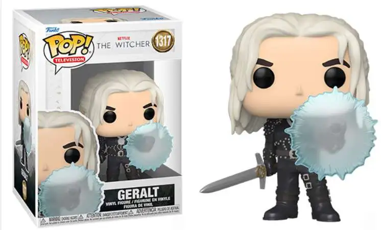 Funko Witcher POP! Television Geralt Vinyl Figure #1317 [With Shield, Damaged Package]