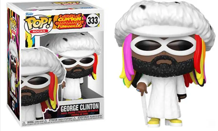 Funko POP! Rocks George Clinton Vinyl Figure #333 [Damaged Package]