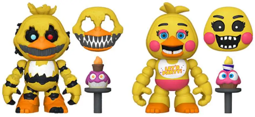 Funko Five Nights at Freddy's Snaps! Nightmare Chica & Toy Chica Mini Figure 2-Pack [Damaged Package]