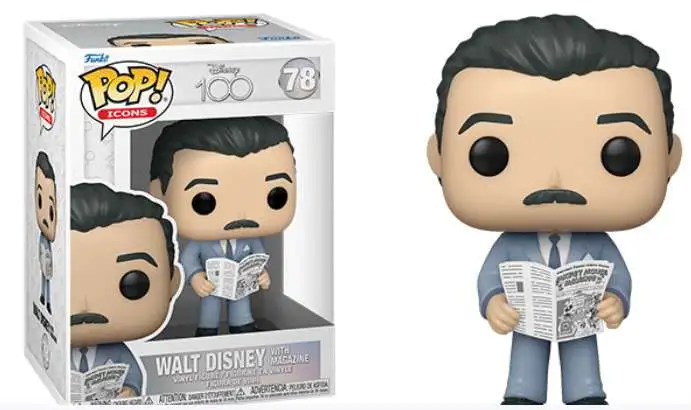 Funko 100th Anniversary POP! Icons Walt Disney Vinyl Figure #78 [With Magazine]