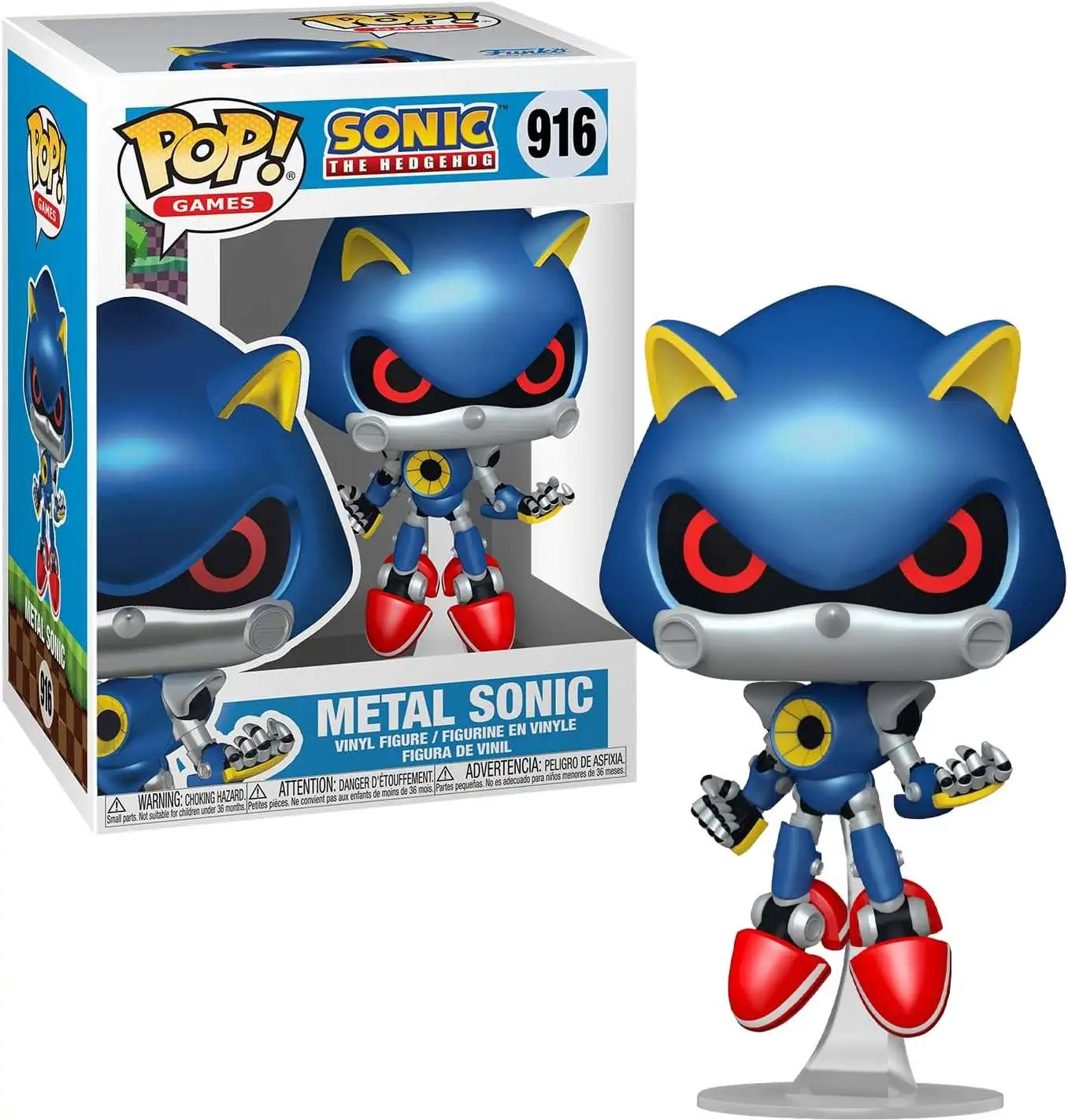 Funko Sonic POP Games Metal Sonic Vinyl Figure 916 - ToyWiz