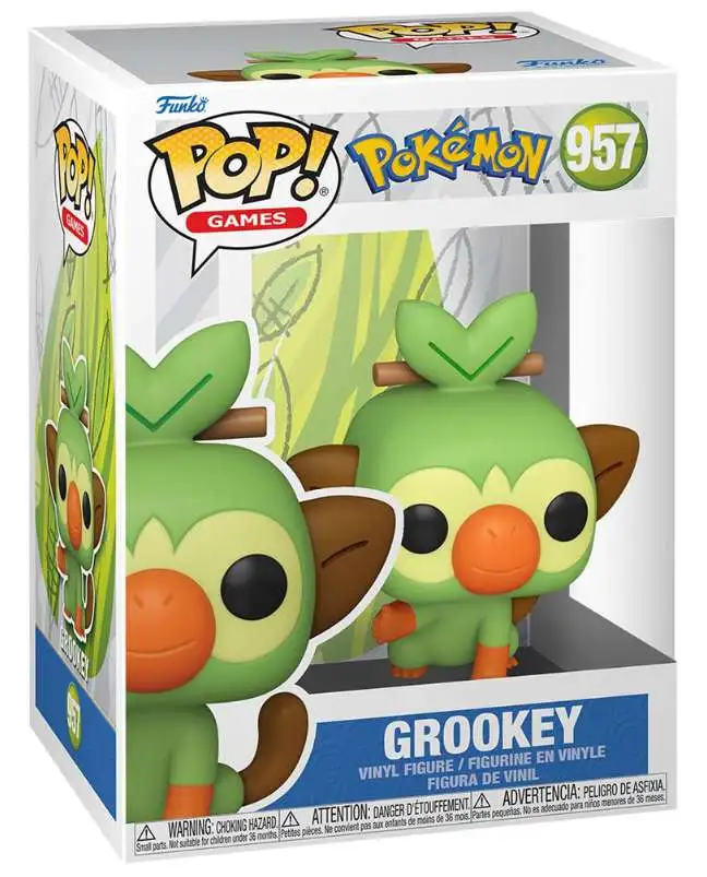 Funko Pokemon POP! Games Grookey Vinyl Figure #957