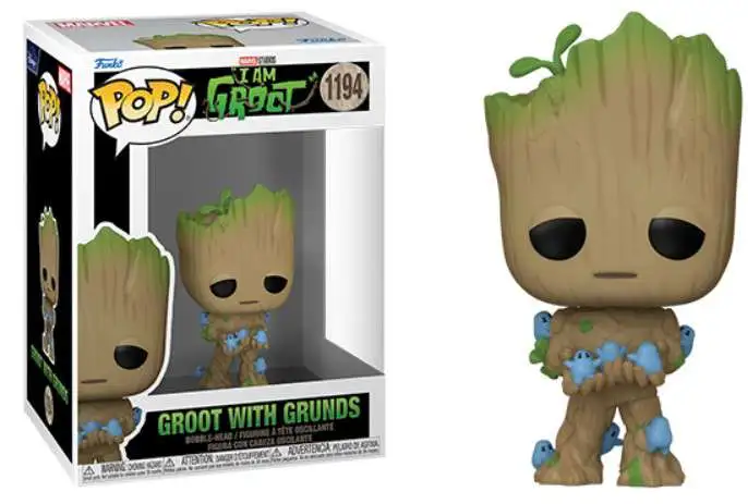 Funko Marvel I Am Groot POP Marvel Groot Vinyl Figure 1194 With Grunds -  ToyWiz