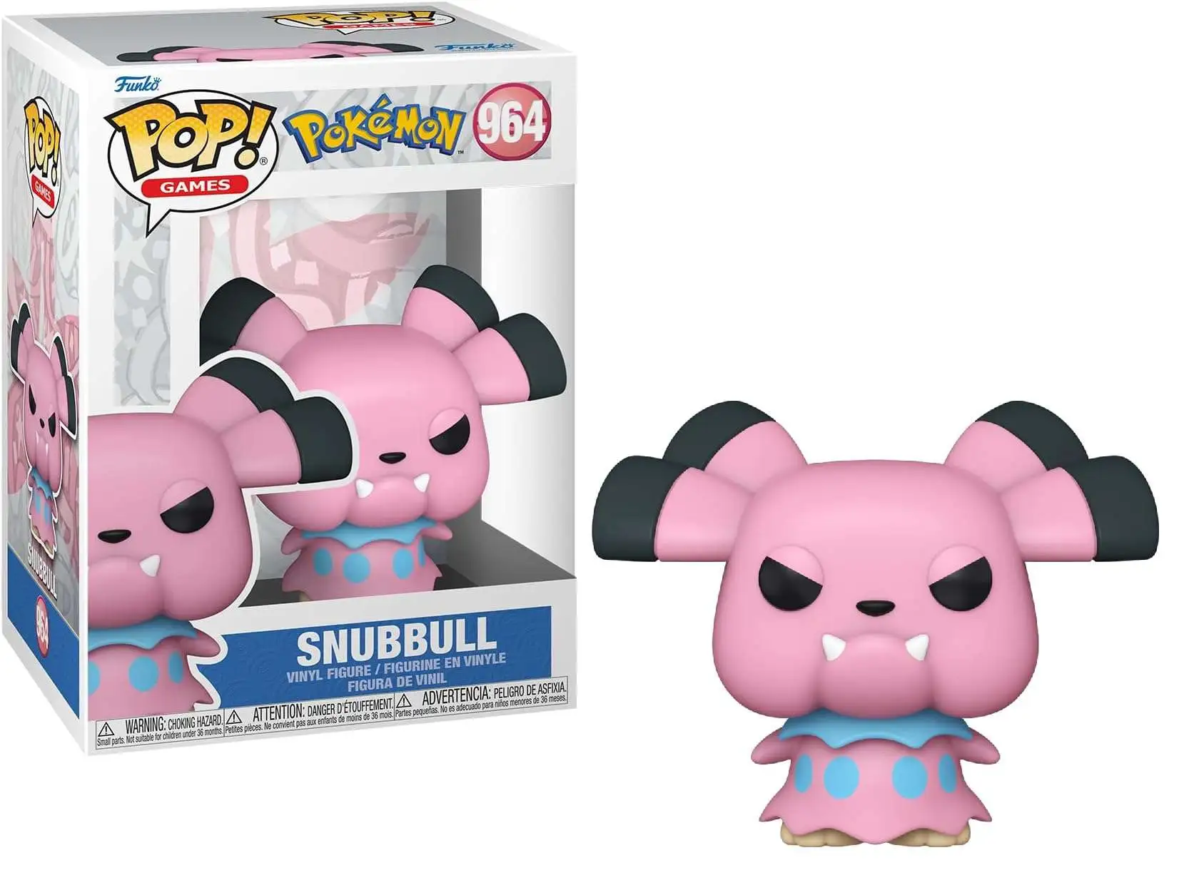 Funko Pokemon POP! Games Snubbull Vinyl Figure #964