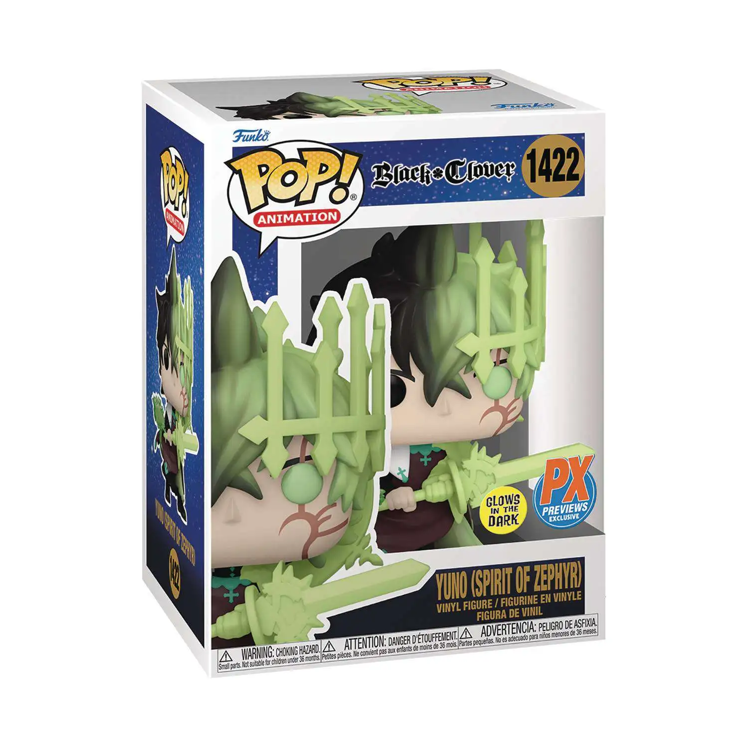 Funko Black Clover POP Animation Yuno Spirit of Zephyr