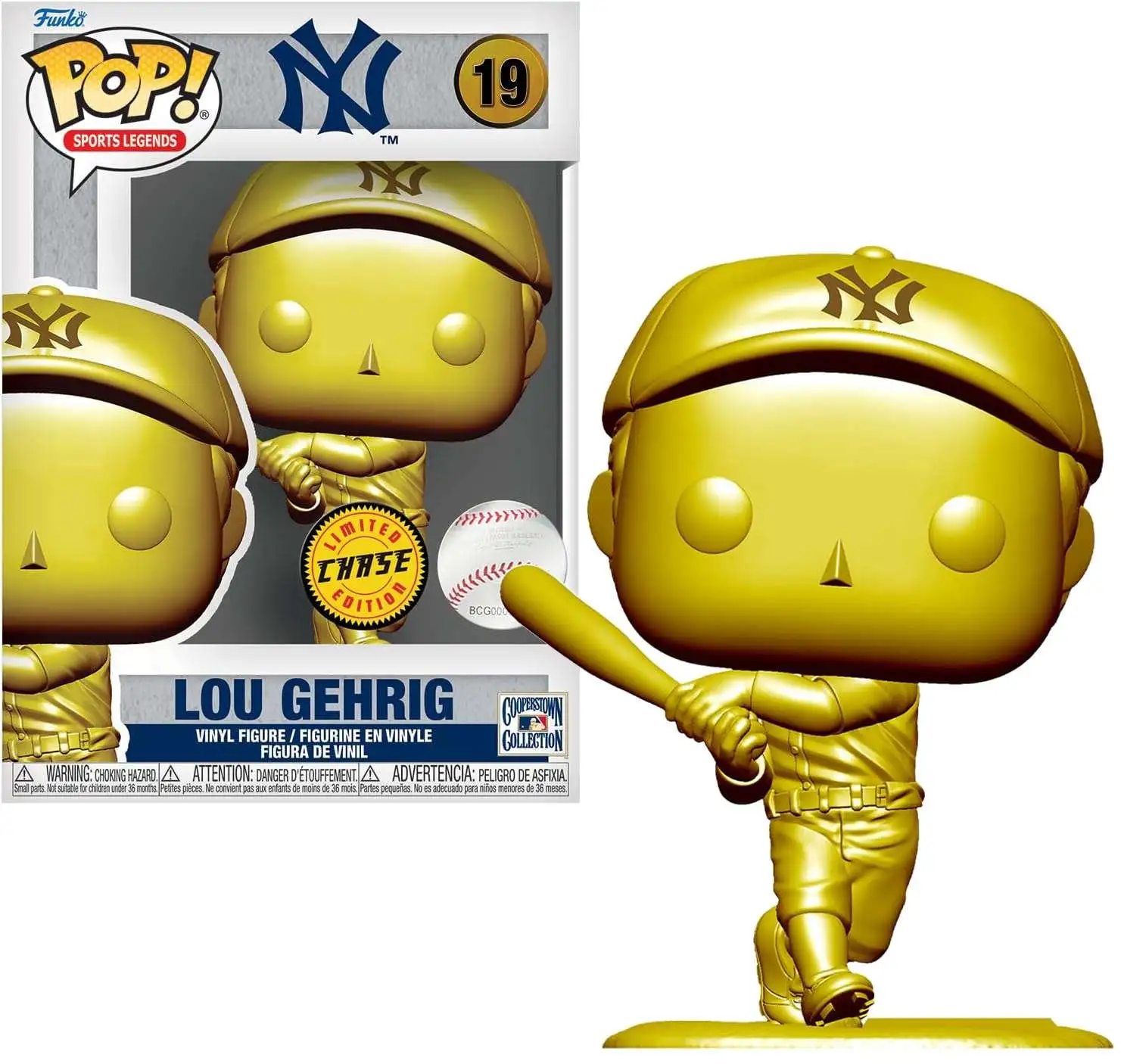Funko New York Yankees POP! MLB Lou Gehrig Vinyl Figure [Gold, Chase]