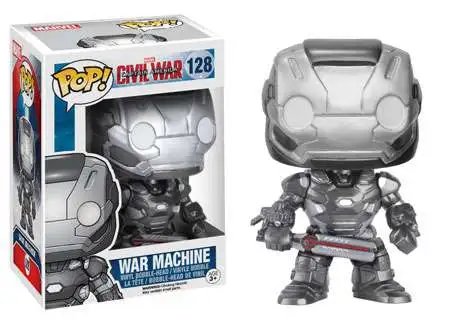 Funko Civil War POP! Marvel War Machine Vinyl Bobble Head #128 [Civil War]