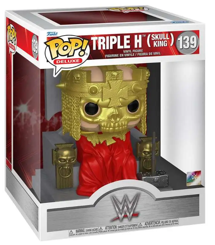 Funko WWE Wrestling POP! WWE Triple H Deluxe Vinyl Figure #139 [Skull King]