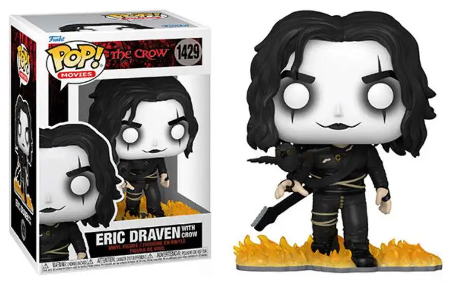 Funko The Crow POP! Movies Eric Draven Vinyl Figure #1429 [with Crow]