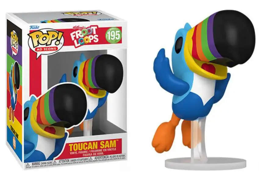 Funko Kellogg's POP! Ad Icons Toucan Sam Vinyl Figure #195 [Flying]